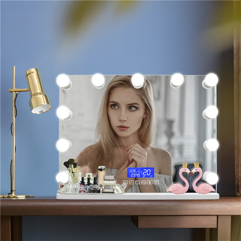 Beauty Cosmetic Touch Screen Vanity llevó espejo de maquillaje con bluetooth