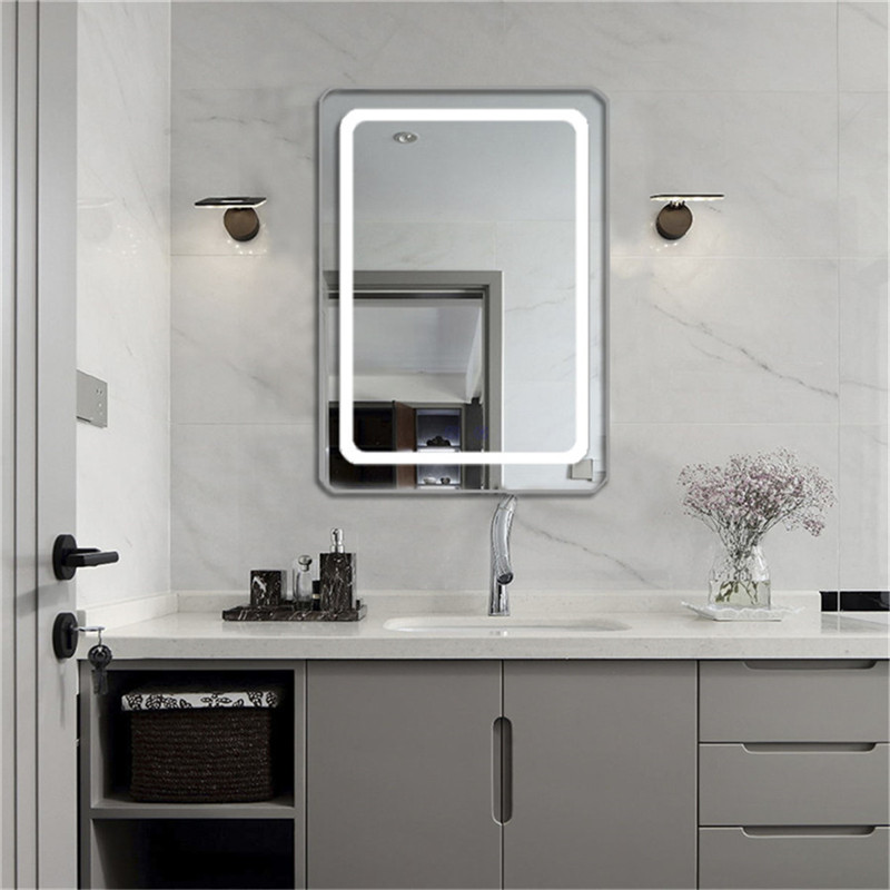 Hotel de lujo decorativo elegante pared moderno diseño baño LED espejo luz